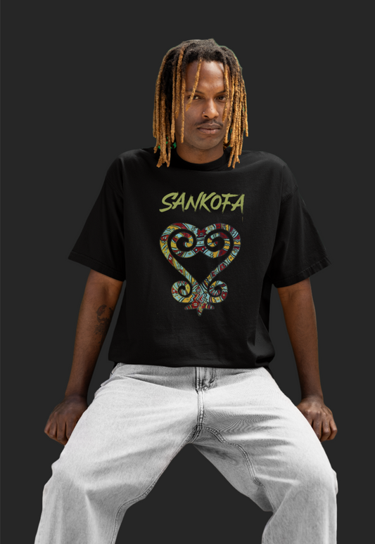 Sankofa Heart Unisex t-shirt