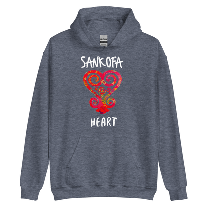 Sankofa Heart  Unisex Hoodie