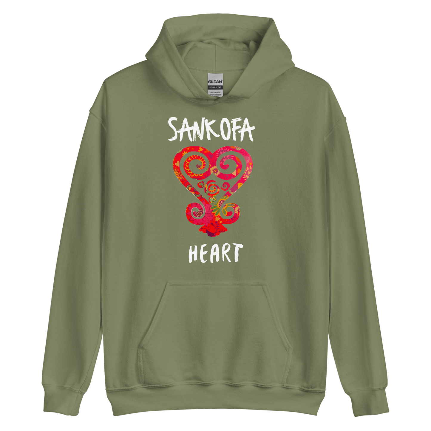 Sankofa Heart  Unisex Hoodie