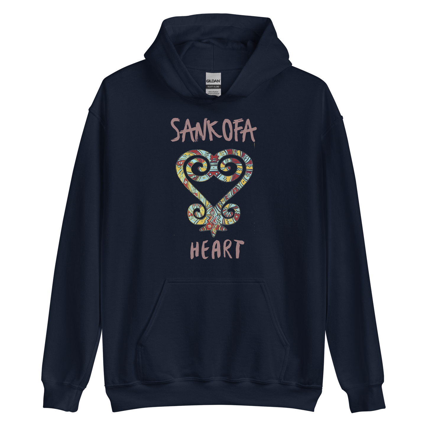 Sankofa Heart   Unisex Hoodie