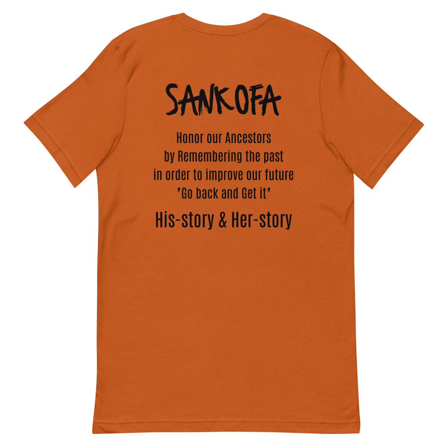 Sankofa Bird Unisex t-shirt