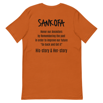 Sankofa Bird Unisex t-shirt