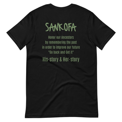 Sankofa Heart  Unisex t-shirt