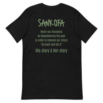 Sankofa Bird Unisex t-shirt