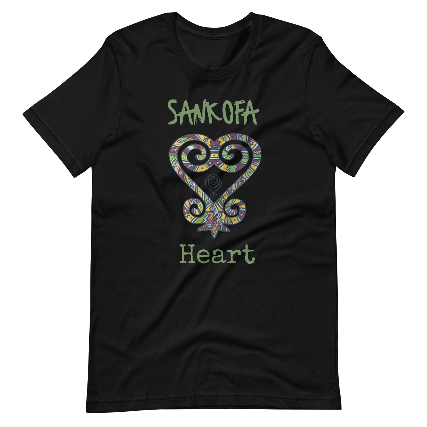 Sankofa Heart  Unisex t-shirt