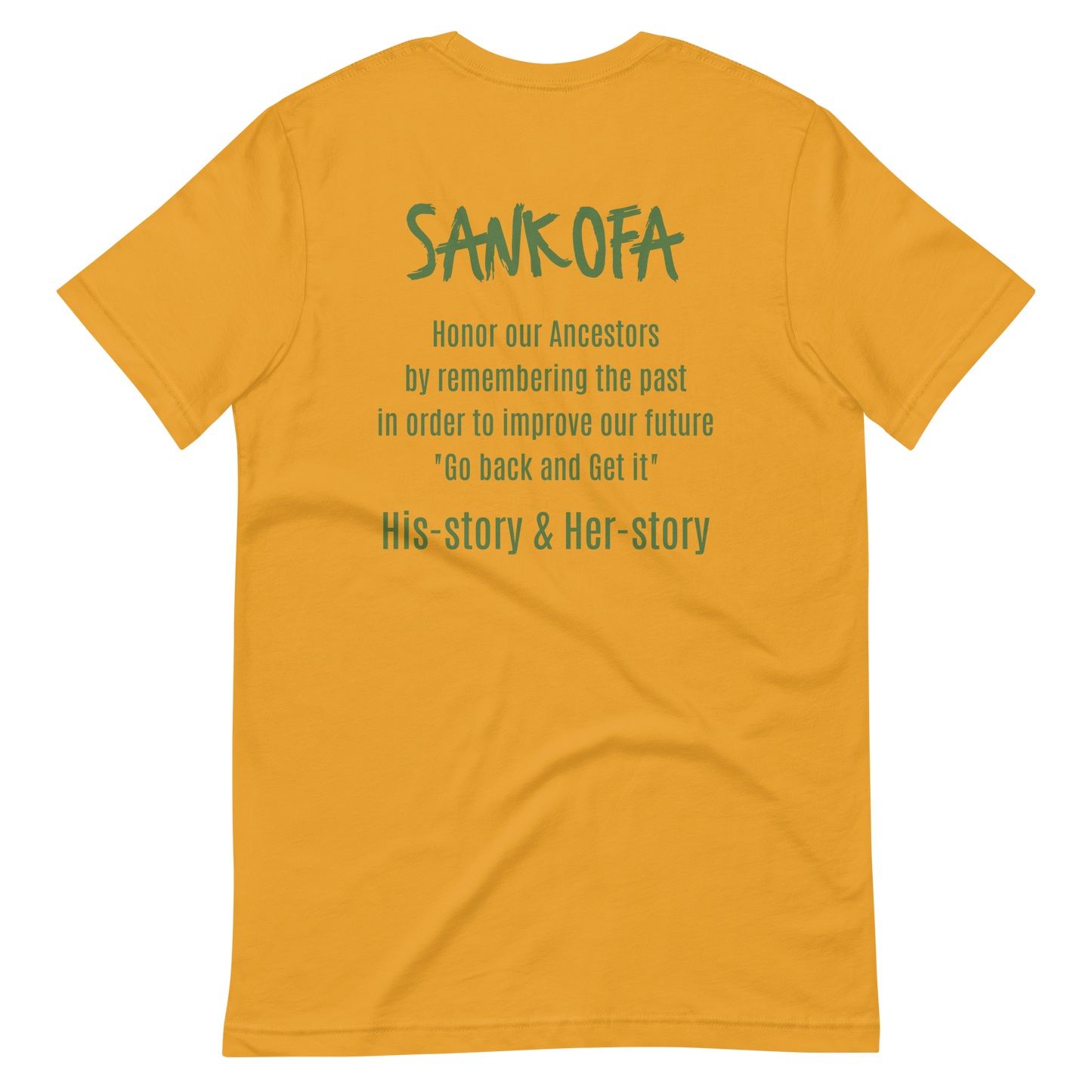 Sankofa Heart  Unisex t-shirt