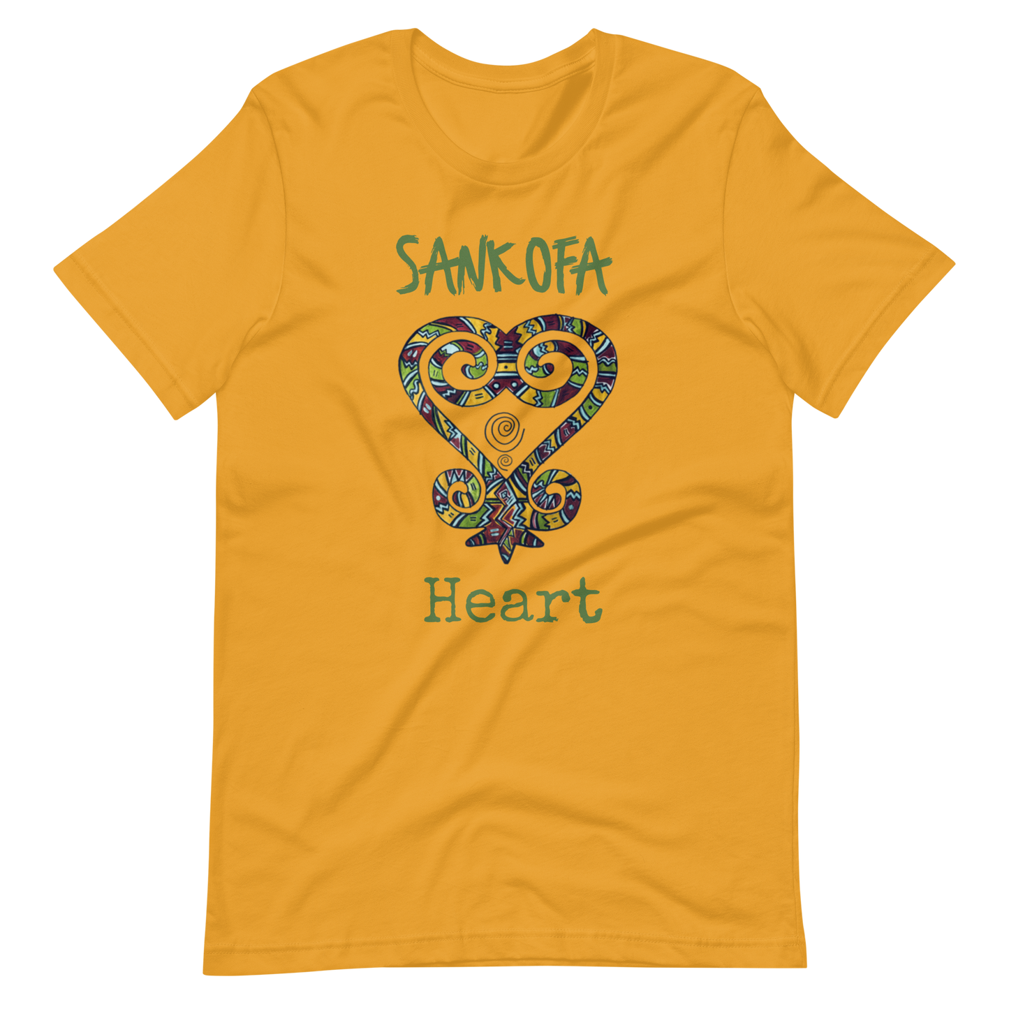 Sankofa Heart  Unisex t-shirt