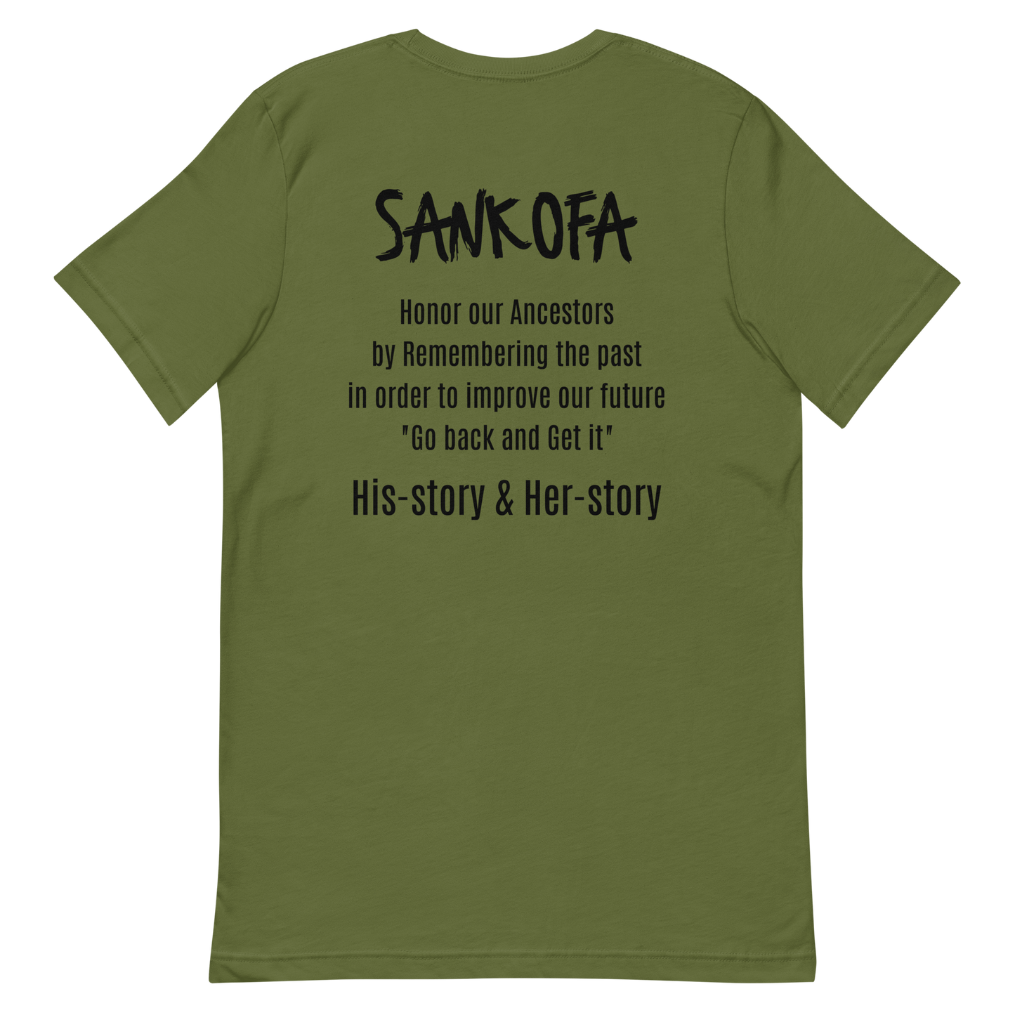 Sankofa Bird Unisex t-shirt