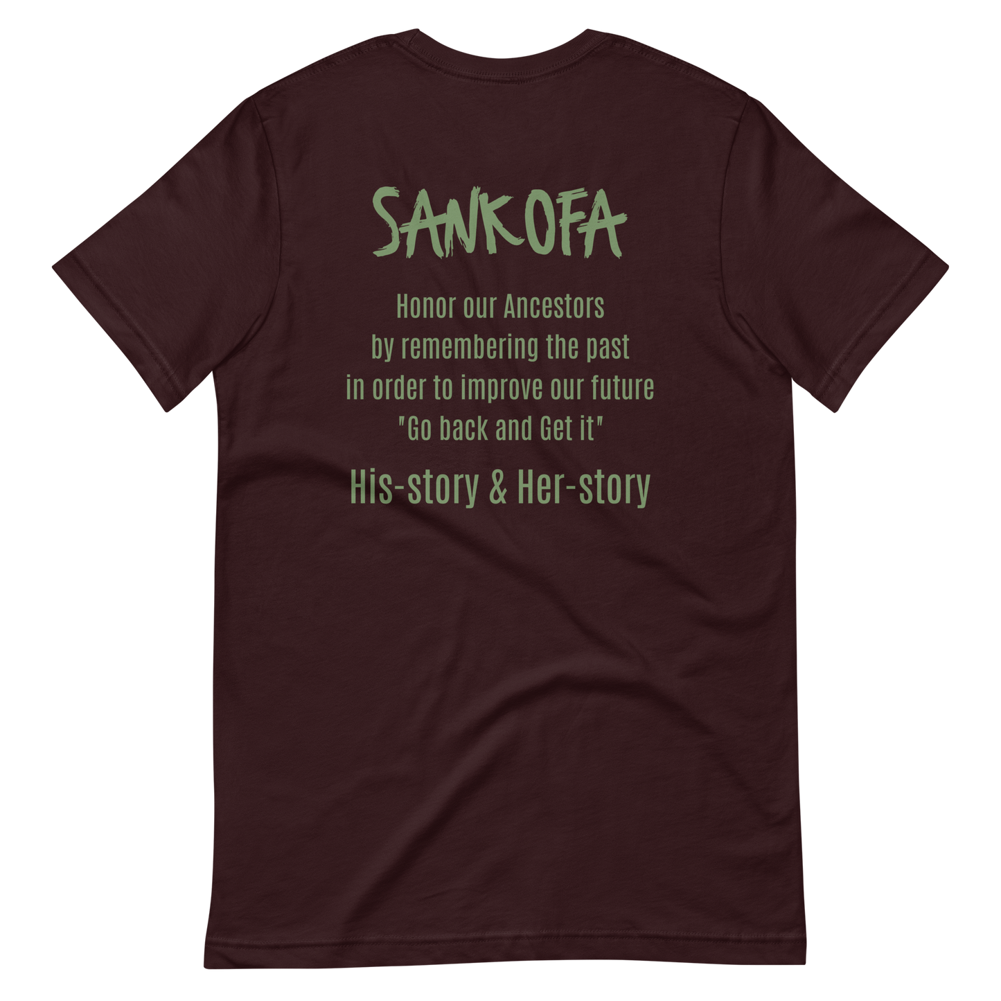 Sankofa Heart  Unisex t-shirt