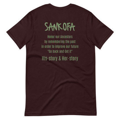 Sankofa Heart  Unisex t-shirt