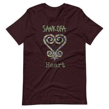 Sankofa Heart  Unisex t-shirt